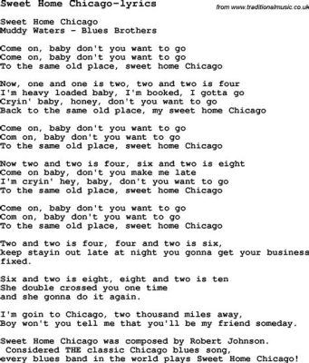  Sweet Home Chicago; En klassisk blueshymn med en rå och känslig soul